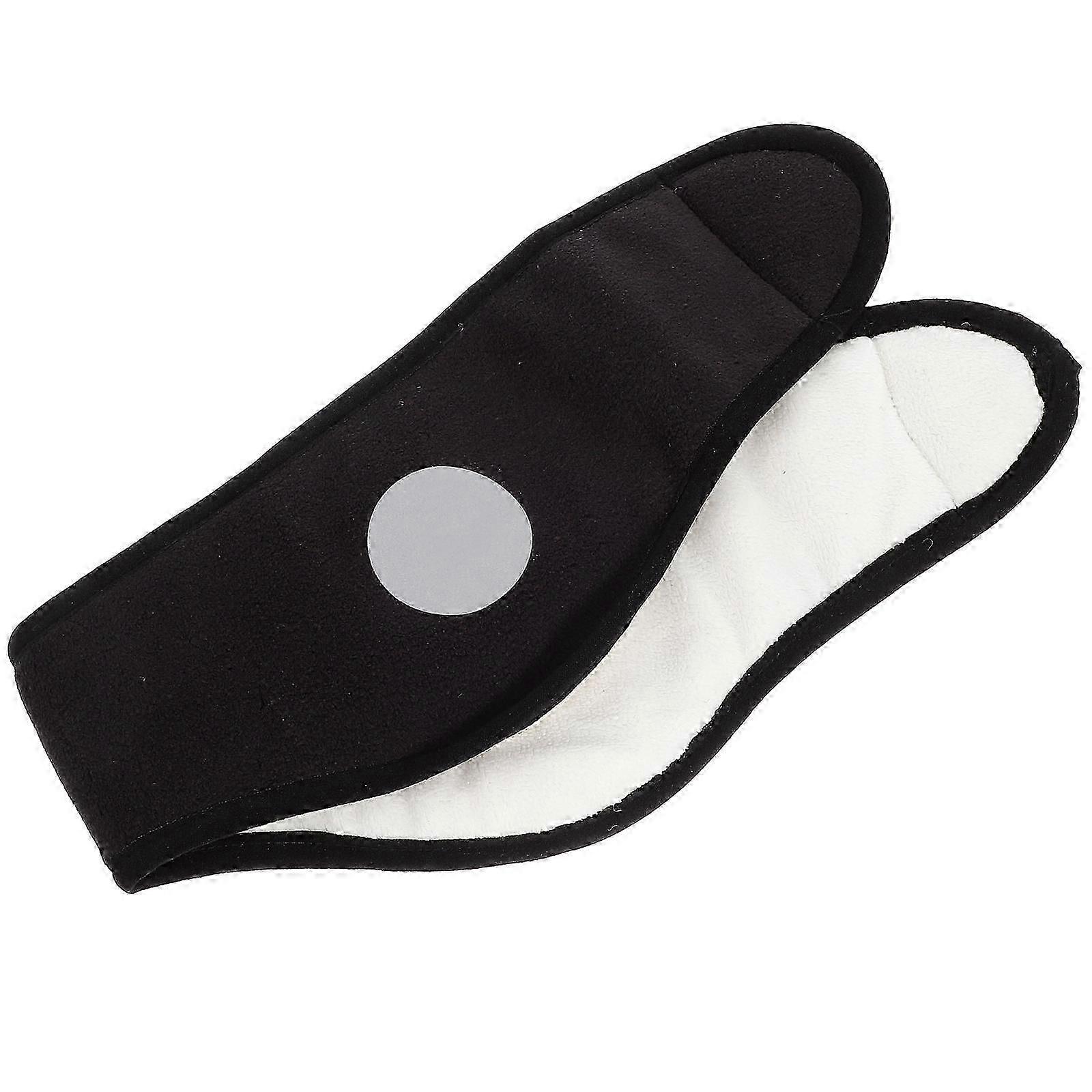 Cache-oreilles noir pour dormir, à utiliser à la maison