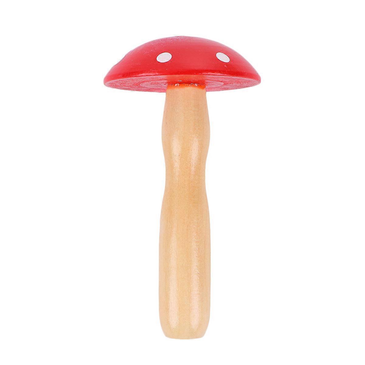 Mushroom Sewing Tool Small Solid Wooden Mushroom Patching Tool for DIY Use