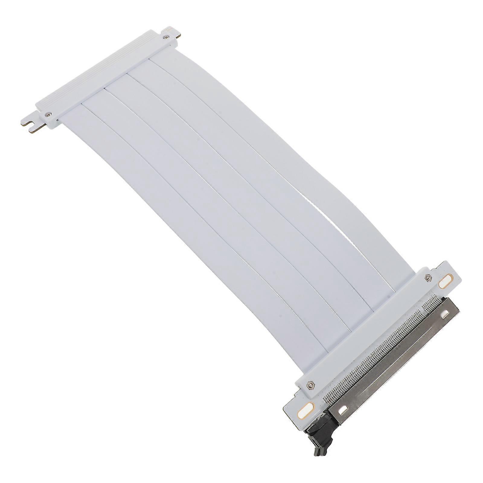 Pcie Riser Cable: 4.0 16X Vertical GPU Extension Flexible Right Angle 180 Degree Graphics Card PCI-E Adapter Full Speed External GPU Riser Wire