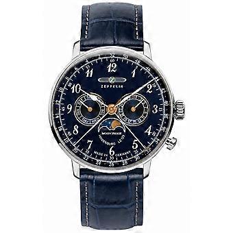 Zeppelin 7036-3 LZ 129 Hindenburg Mondphasenuhr 40 mm