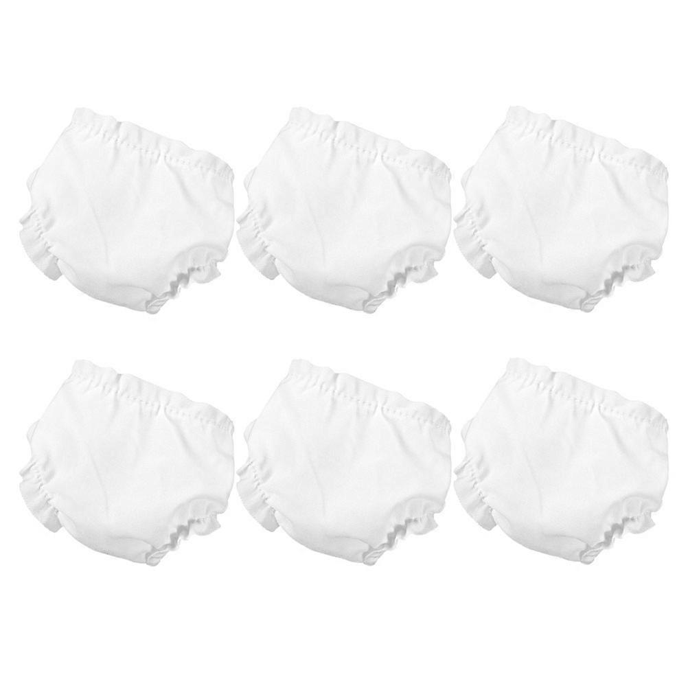 6 pcs boneca miniatura cueca ajustável boneca cueca flexível boneca cueca