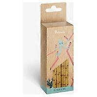 Bamboo Style Paper Straws 100 units