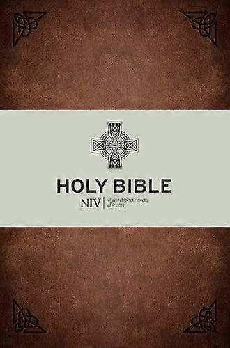 NIV Celtic Bible Rustic Leather touch cover