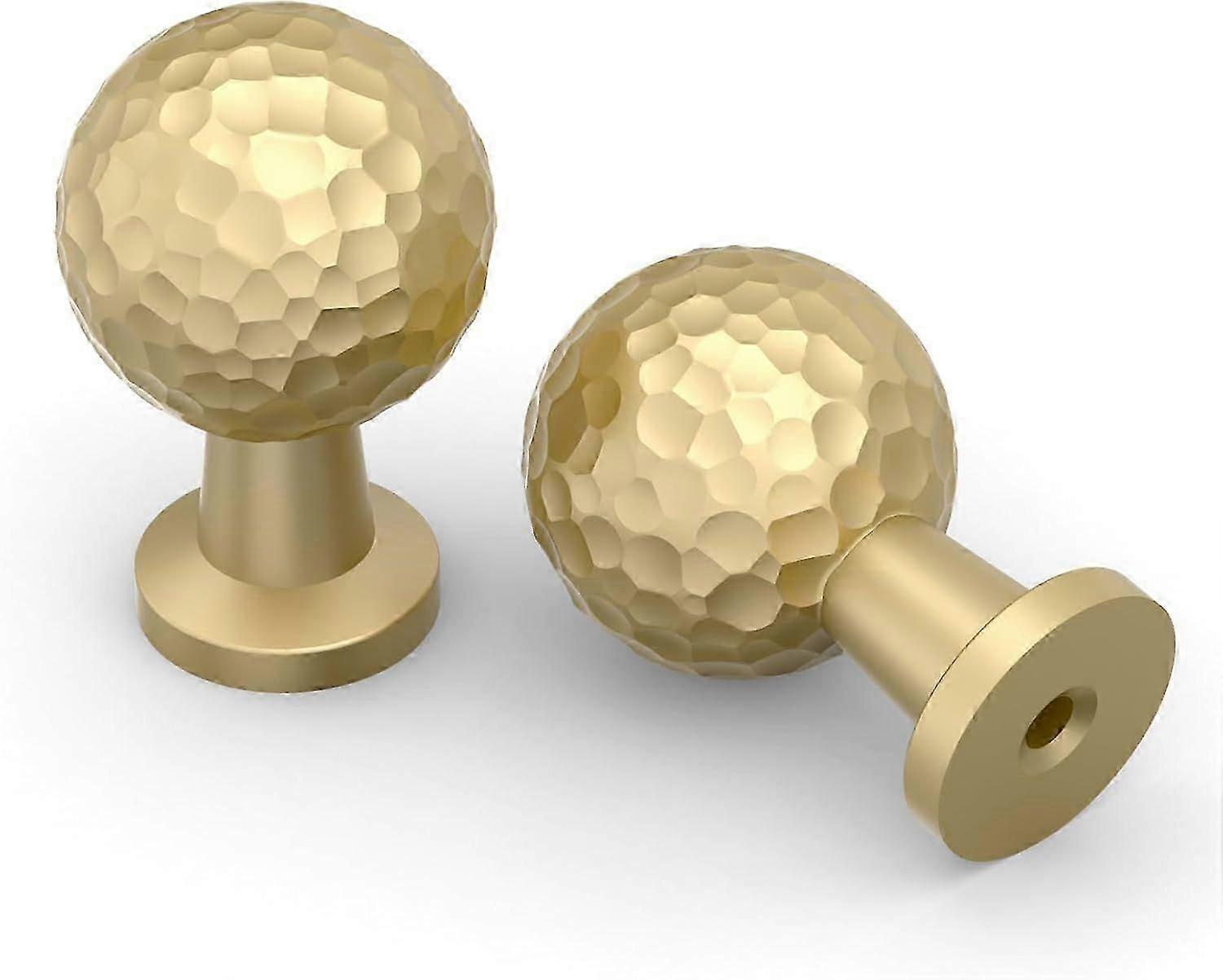 SeraphinaT 10 Pack Brushed Gold Kitchen Cabinet Knobs Dresser Knobs Drawer Knobs