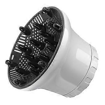Hair Dryer Wind Hood Curling Universal Interface Hair Dryer Drying Hood Drying Hood Curling Roller 1 Piece White