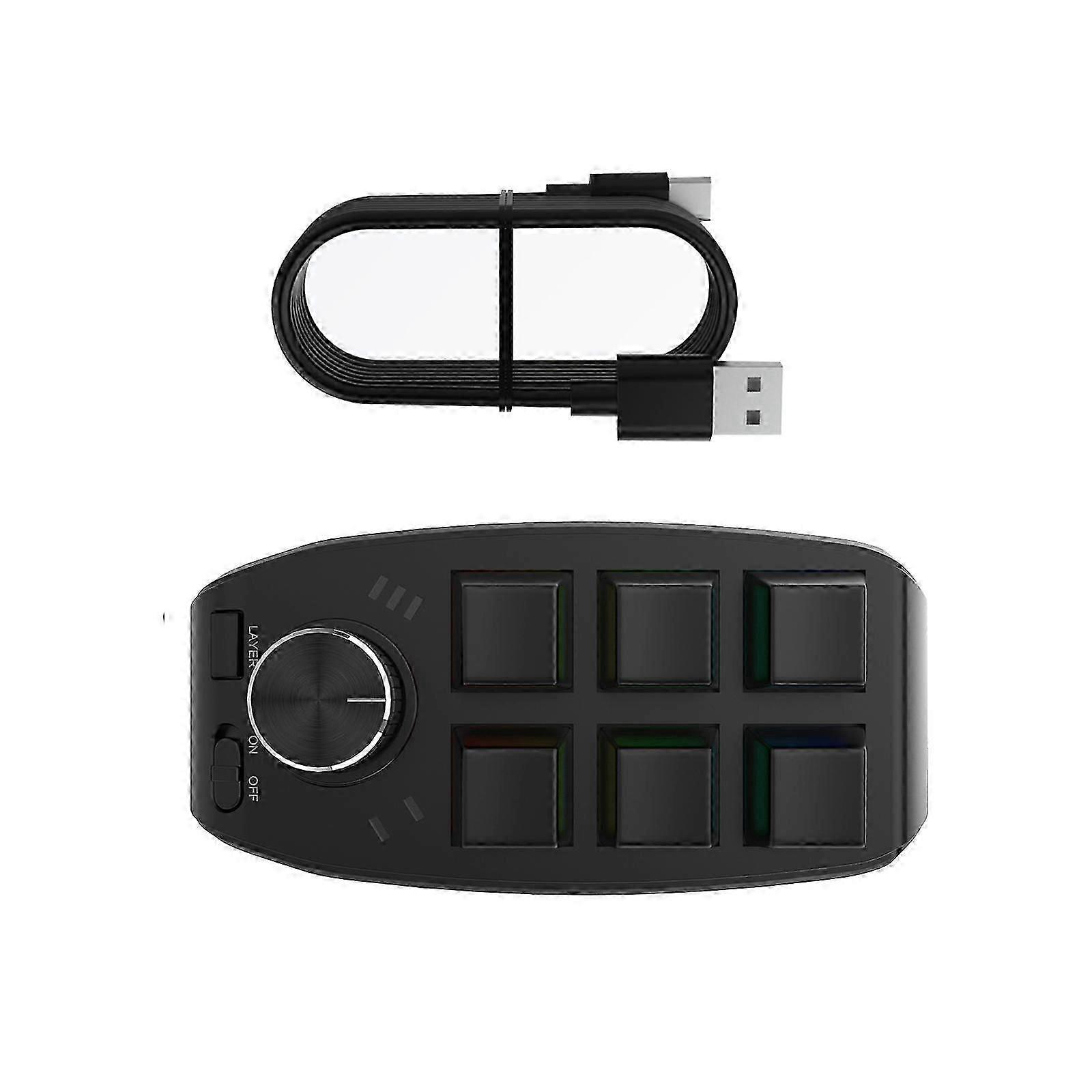Keyboard Programmables Keys Lightweight Replacement RGB Standard Keyboard Wired