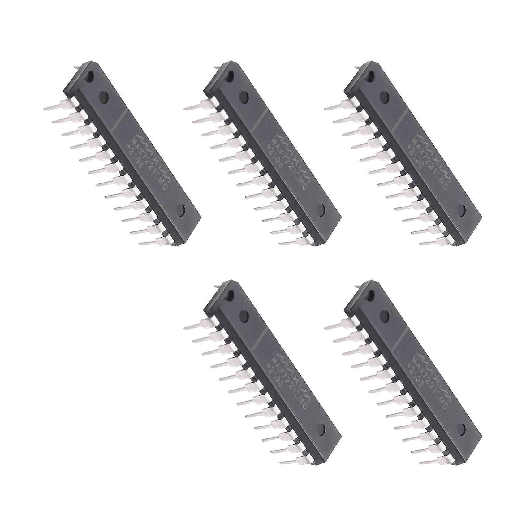 LED Display Driver IC 5PCS Set, MAX7221CNG MAX7221ENG DIP24 Inline Segment & Dot Matrix Control Chipset Module