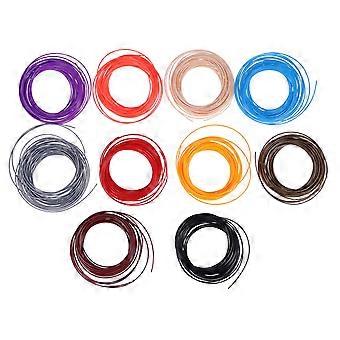 3D-printerfilament ABS-filament, compatibel met 3D-printers, 10 navullingen