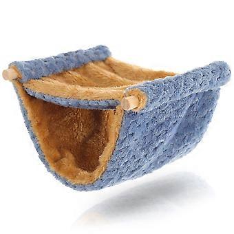 Small Pet Hammock Adorable Hamster Bed For Home Use Fleece 26X18X12CM Playing 1Pack