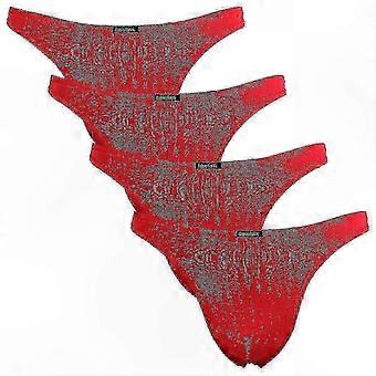 Bielizna męska typu G-String, 4 sztuki, lekka, miękka, elastyczna, idealna do codziennego noszenia