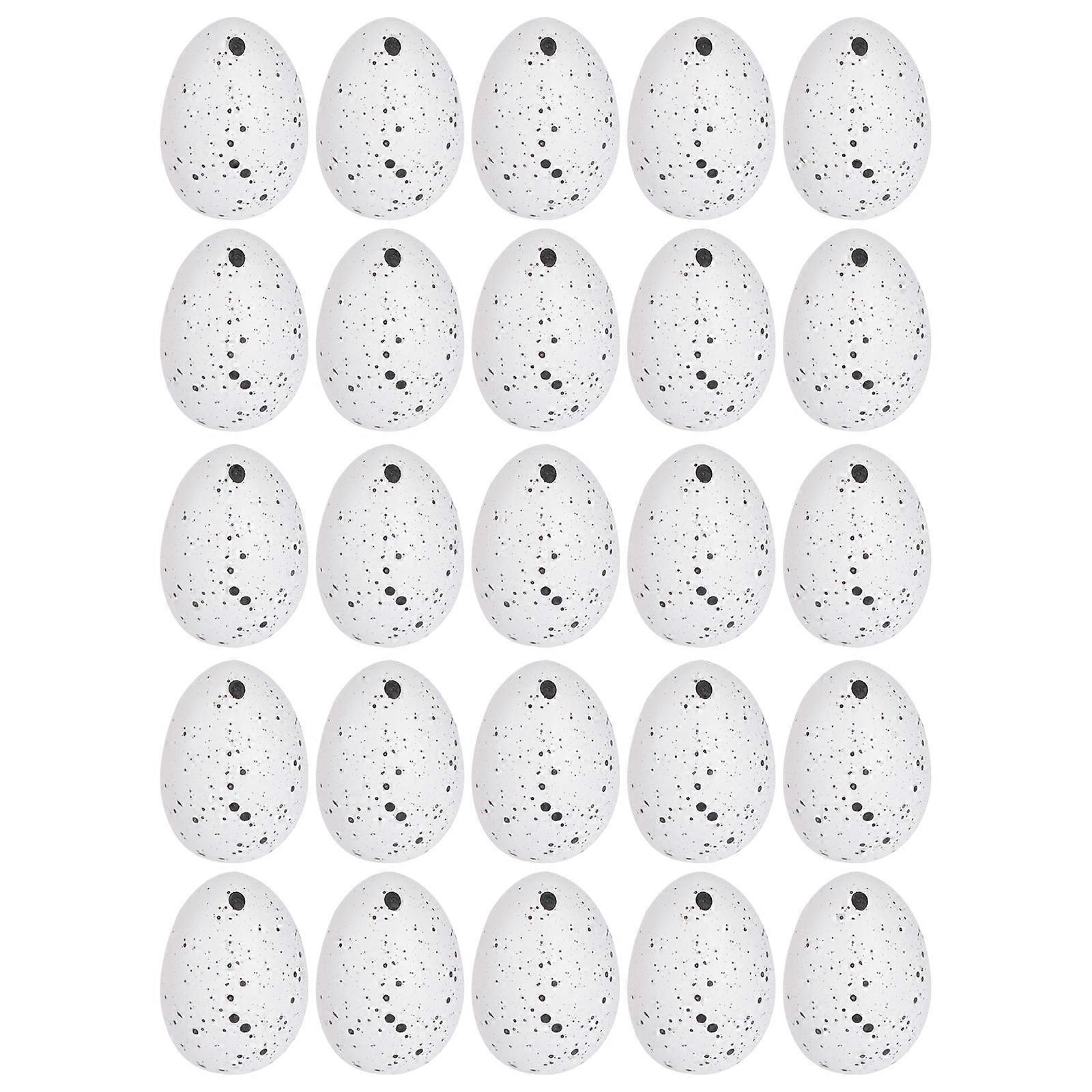 50pcs Easter Egg Decorative Plastic Egg Simulation Egg Party Decorations