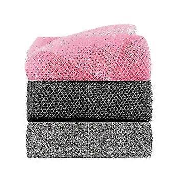 3-Pack Body Scrub Sponge African Exfoliating Net for Shower erfg