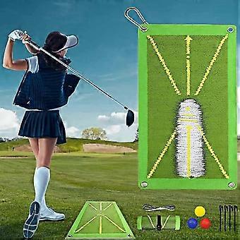 Premium golf slagmat met 3 ballen, Divot Daddy Pro Golf