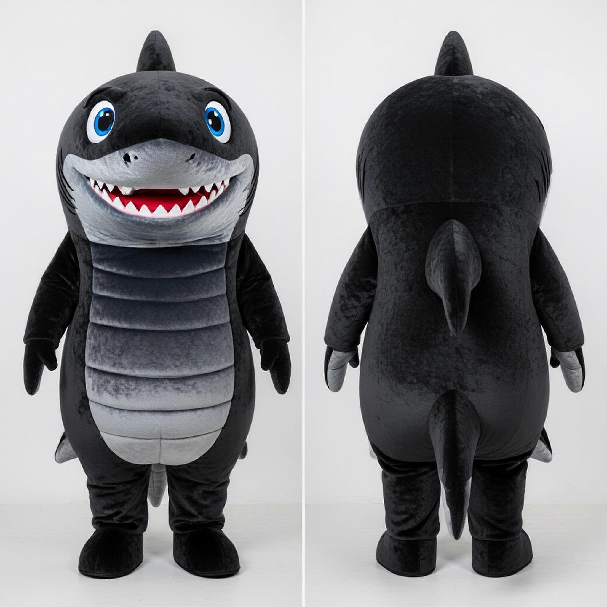 MASTICOT Velvety Black Megalodon Mascot