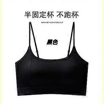 Women Thin Shoulder Strap Back Beauty Seamless Anti Exposure Summer Thin Bra