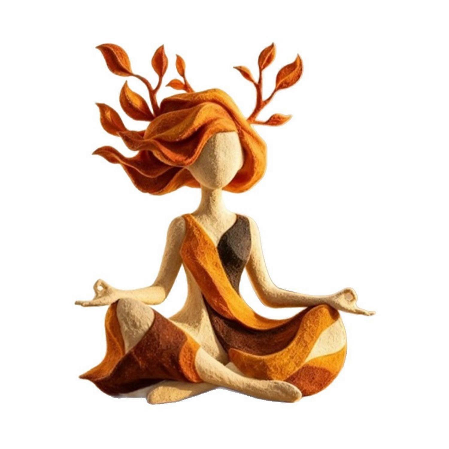 1pc Harmonious Inner Resin Garden Statue