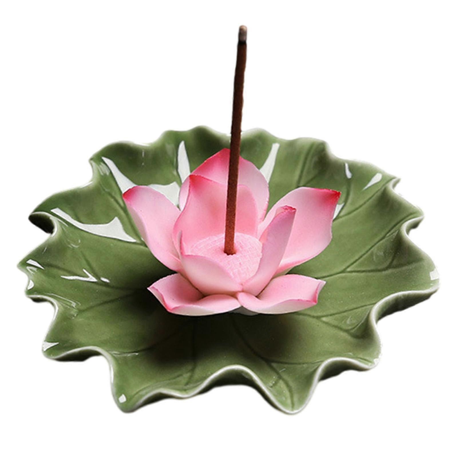 Lotus Shaped Ceramic Incense Holder