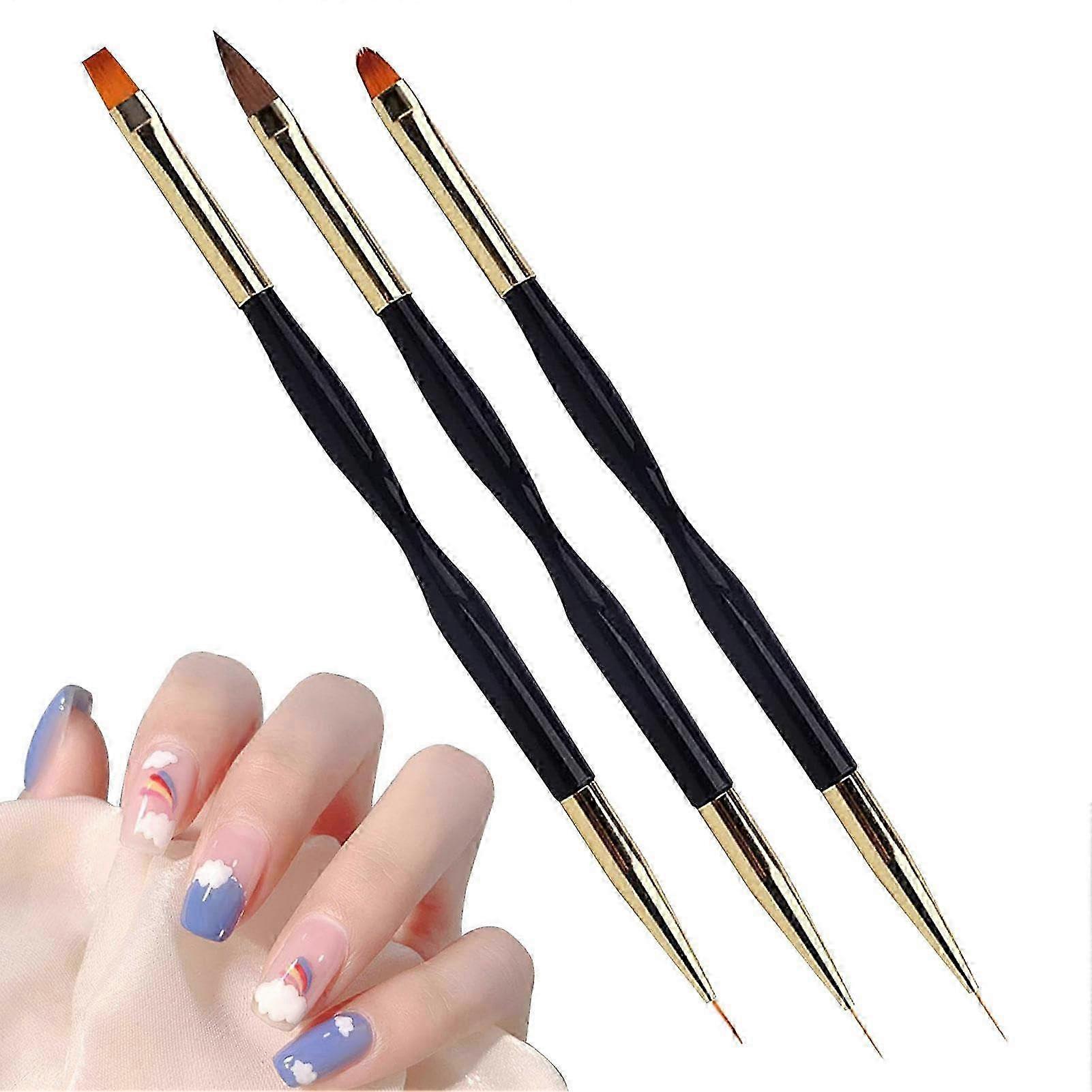 Durable Dual-Point Acrylic Brush Set