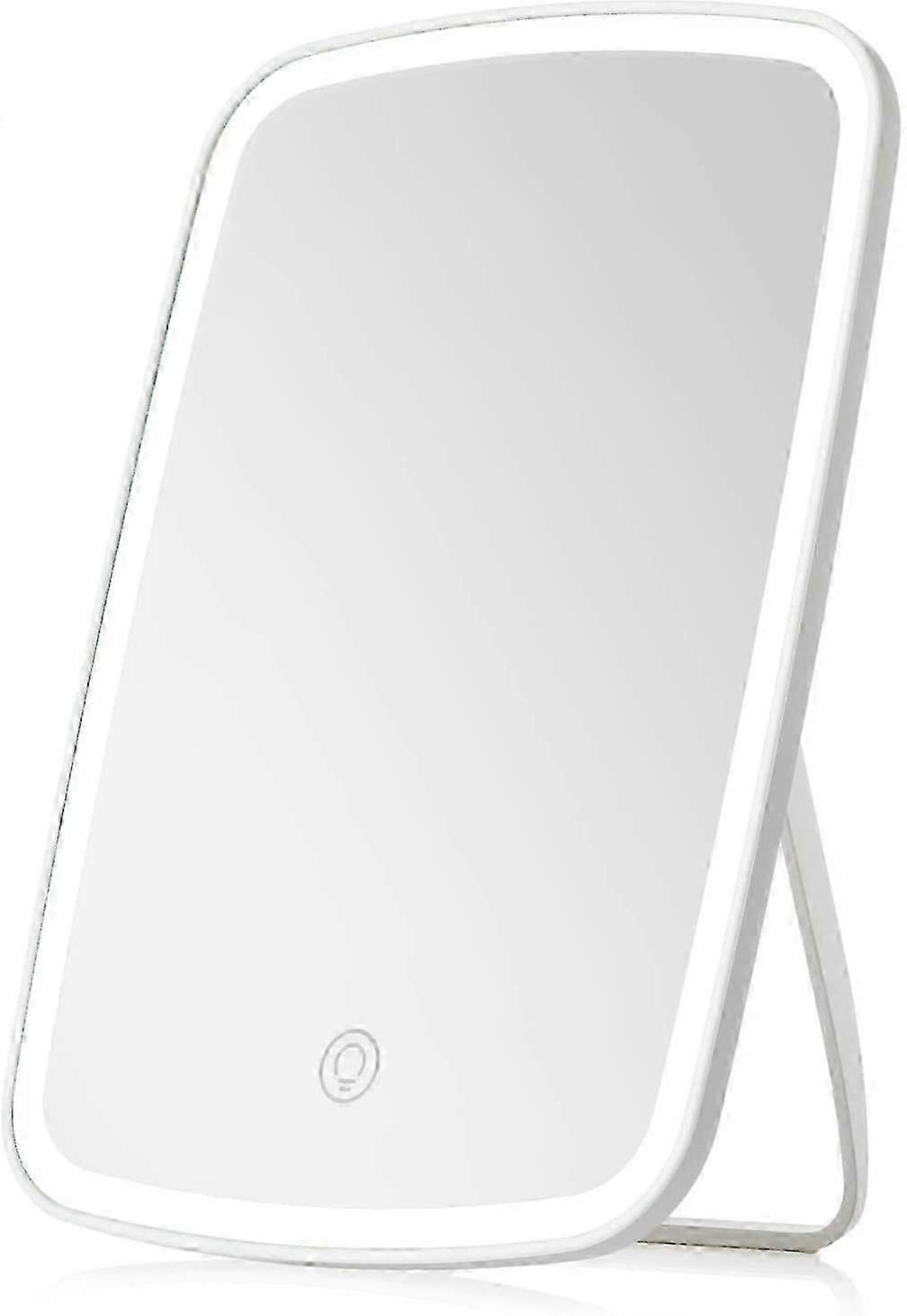 Makeup Mirror Touch Screen Vanity Mirror with LED Brightness Adjustable Portable USB Rechargeable