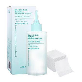 Porenreinigungslösung 150 ml mit 50 Wattepads, Nasenporenreiniger für die Tiefenreinigung und Feuchtigkeitspflege der T-Zone