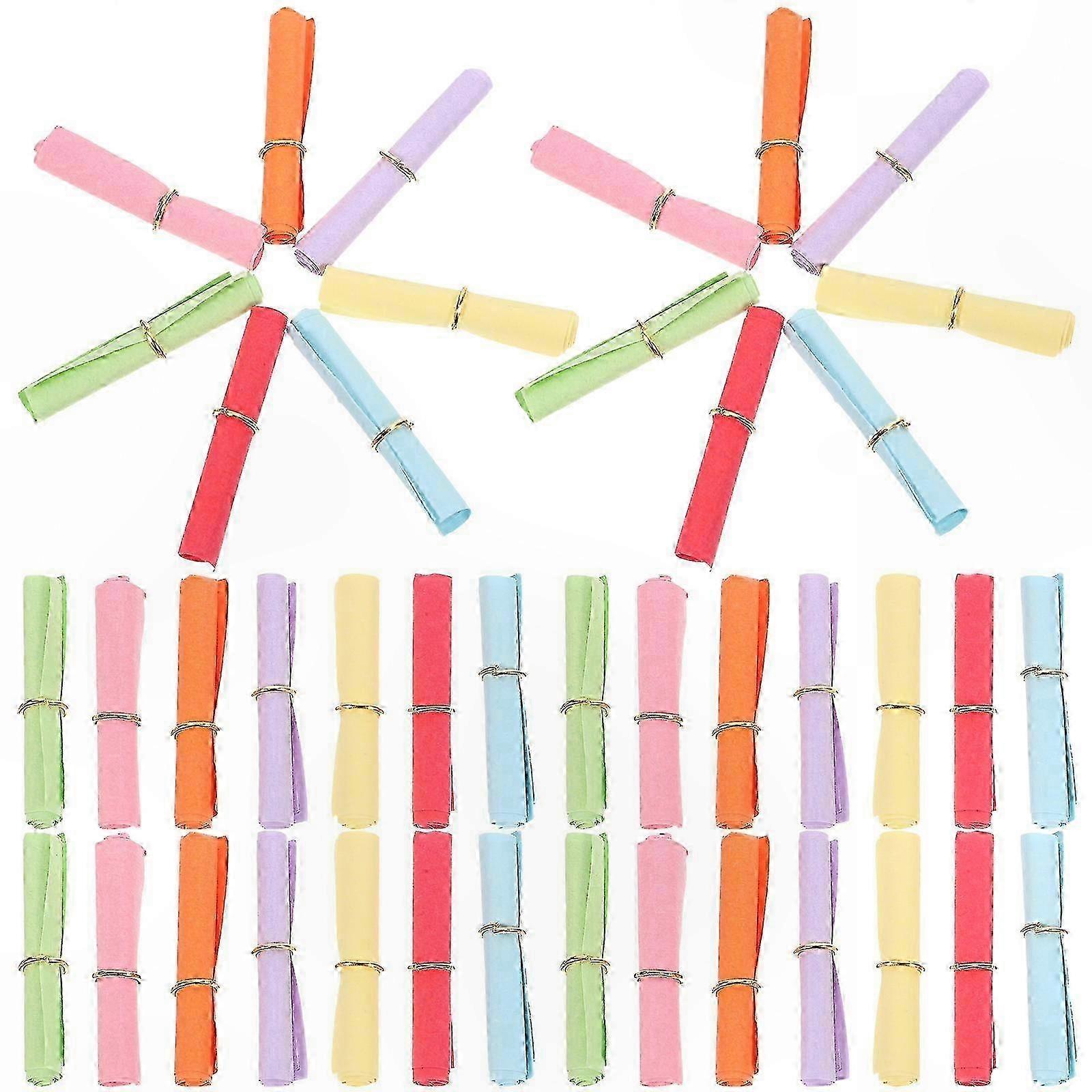 Multicolor 150Pcs Creative Wishing Paper Scrolls compatible with Writing