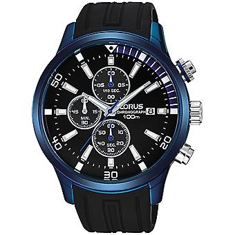 Lorus sport man Quartz analoge man horloge met siliconen armband RM365CX9
