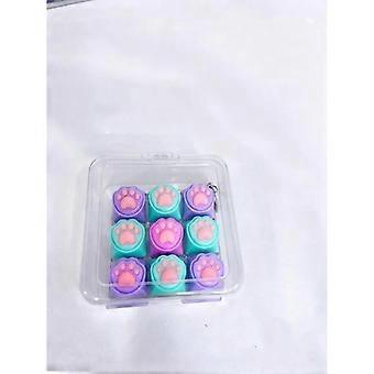 Keycap Keychain Stress Relief Fidget Toy Mini Portable Press Sensory Pendant for Backpacks Kids Students Daily Use
