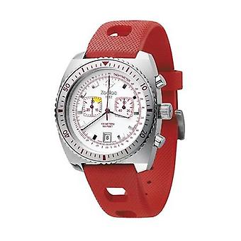 Zodiac Is Dragon Quartz Analog Man Watch with ZO2243 Rubber Bracelet