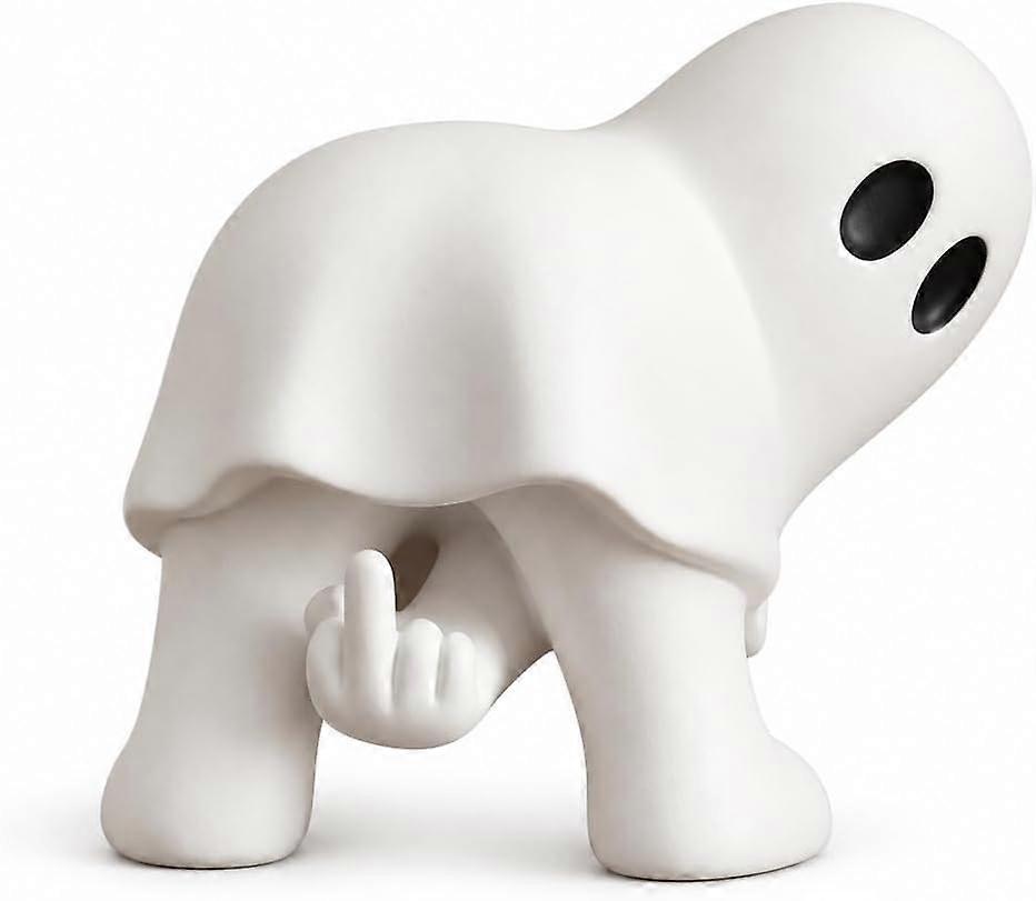 Ghost Figurine Halloween Decorations Ghost Decor, Funny Ghost Statue. (A2)