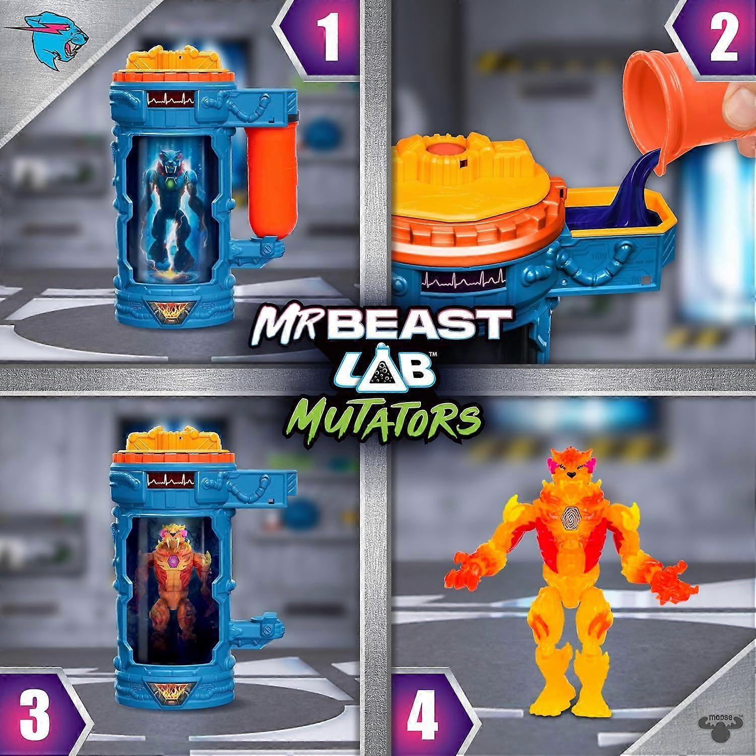 Mr Beast - Lab Mutators Mutation Chamber (Fire Panther) Toy