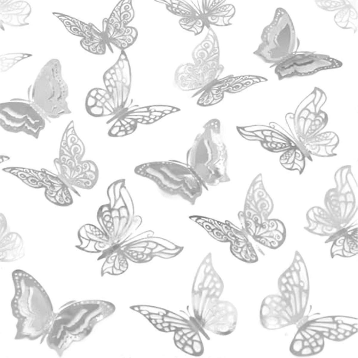 96 Pcs Butterfly Decorations