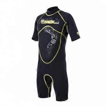 3mm Short Sleeve Wetsuit, Men's rear fastener Diving Suit, Thermal Surfing
