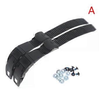 2Sets Roller Skates Strap Fastening Straps Inline Skate Strap Buckle Hockey Easy To Use With Clamp Screws Nut Replacement