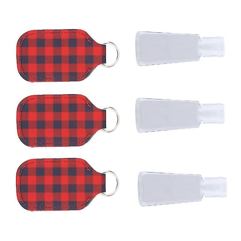 12X6cm Assorted Color Vases 6pcs 30ml Hand Sanitizer Bottle Practical Hand Sanitizer Bottle Sleeve