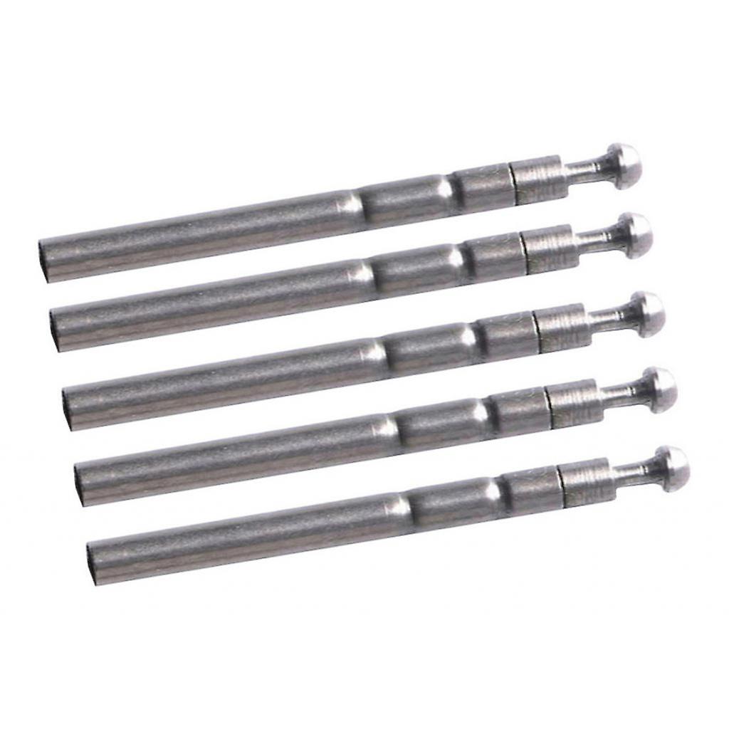 5stk rustfrit stål stangspids top drejelig roterende ring indvendig diameter 0.7mm