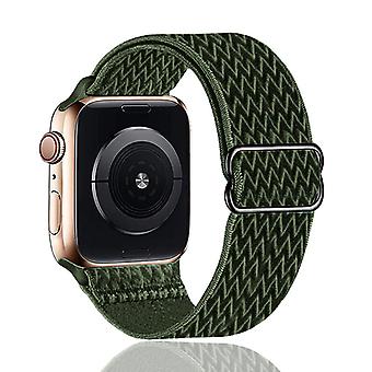 Watch Bands Compatible With Apple Watch Band 42mm 44mm 45mm, Stretchy Nylon Solo Loop Band For Iwatch Series 7/6/5/4/3/2/1 Se, Adjustable Elastics Str