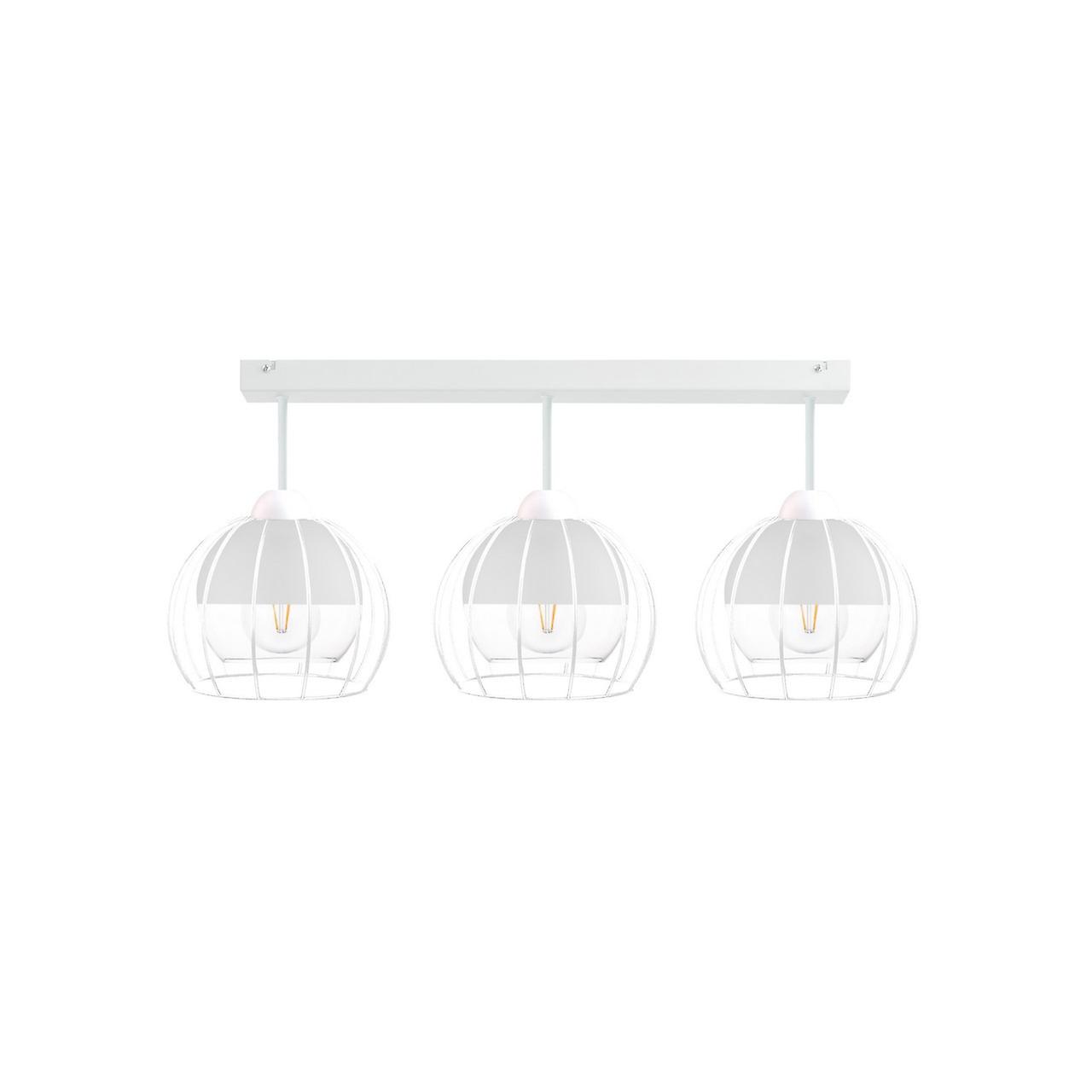 Solo Semi Flush Light White, 60cm, 3x E27