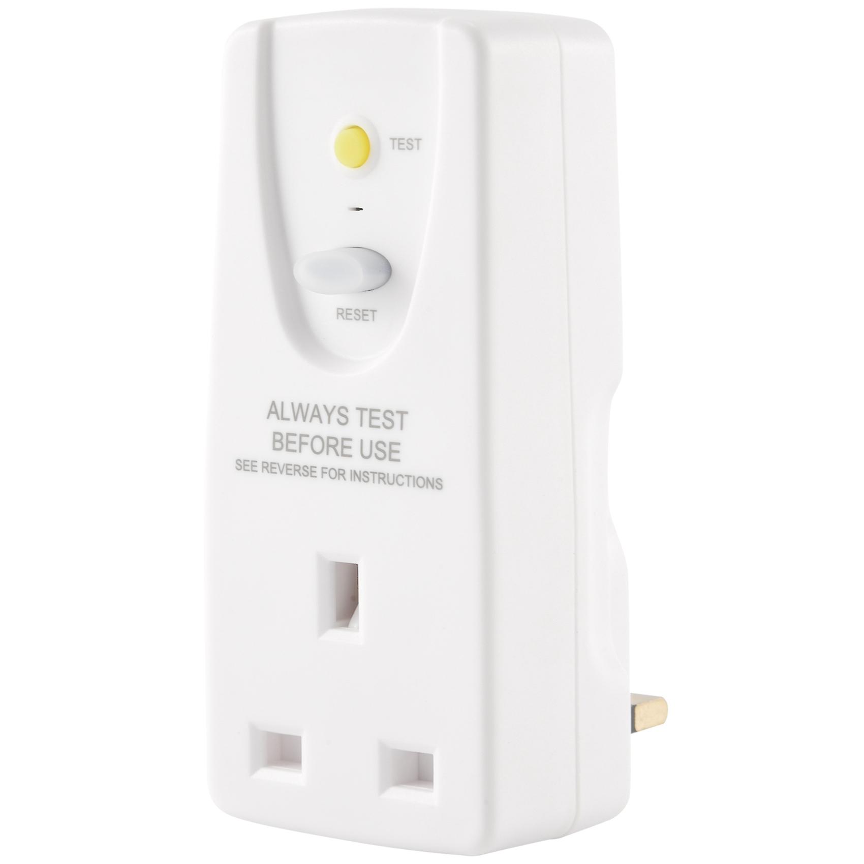 Uk Plug 13A Gfci Leakage Protection Plug Rcd Socket Home Circuit Breaker Cutout Trip Switch- Uk Plu