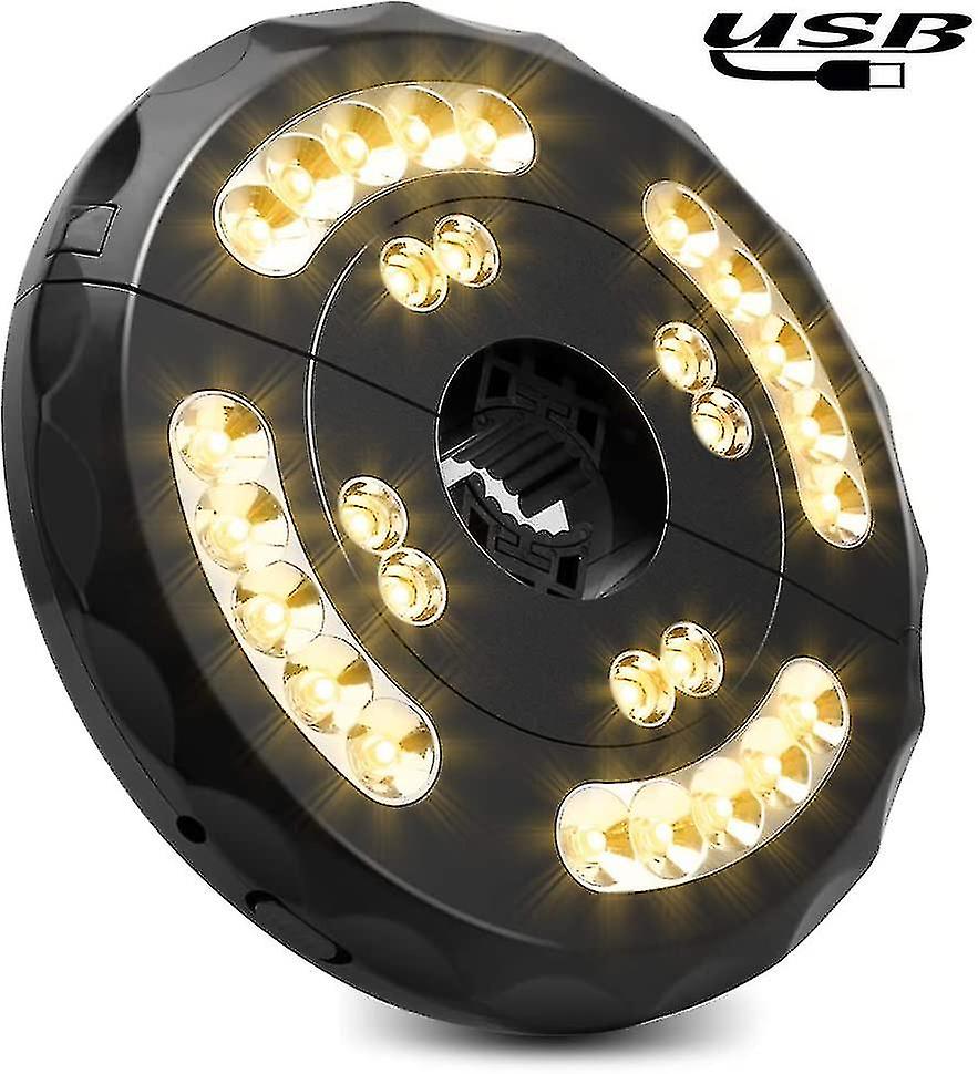 Garden Umbrella Light Rechargeable Cordless Umbrella Pole Light Outdoor Warm Light