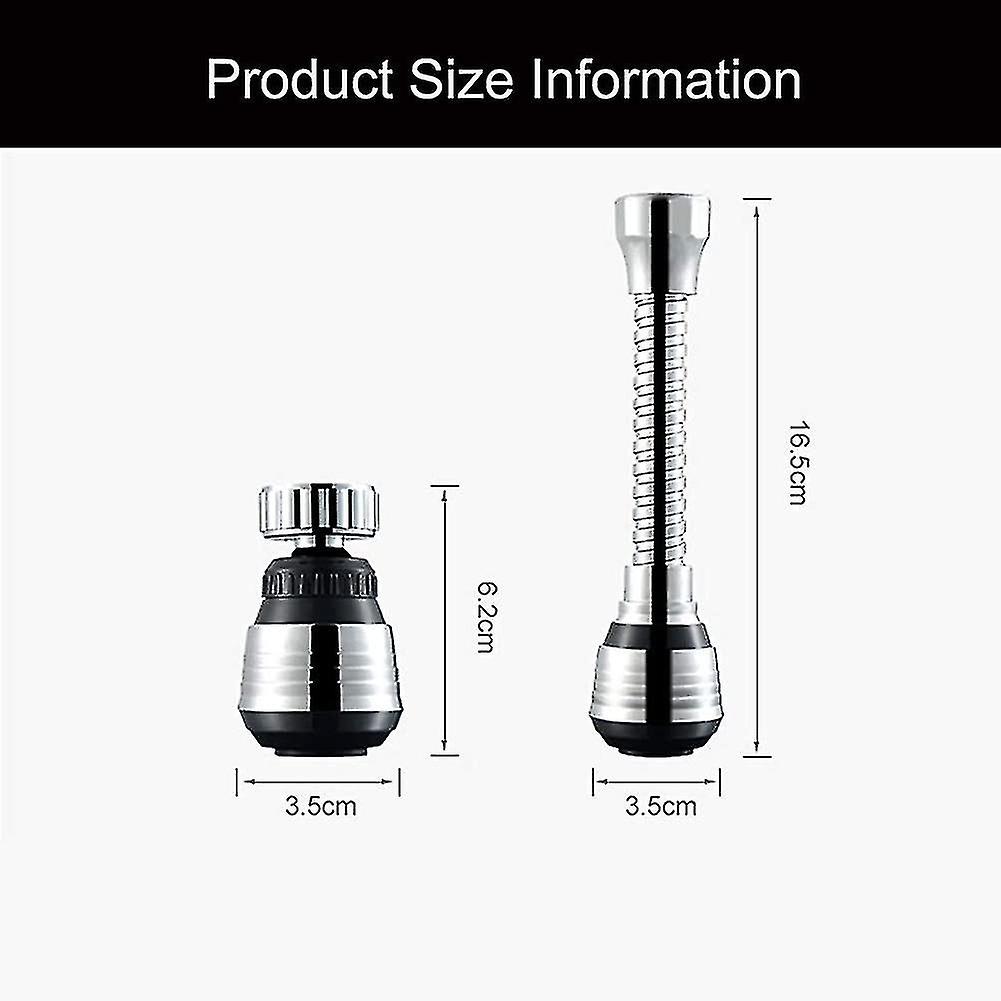 Swivel Aerator For Faucets, Adjustable 360 Rotating Domestic Water Faucet
