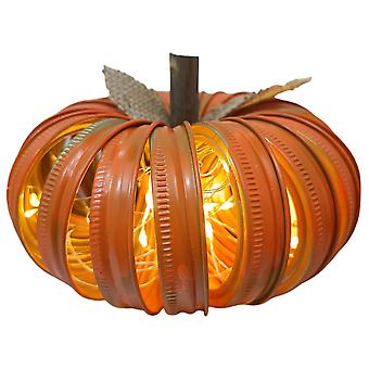 Helimoto Ghirlanda Autunnale Con Luci LED Arancioni – 2,7m Con Foglie D'Acero – Per Interni/Esterni, Halloween E Ringraziamento - 3