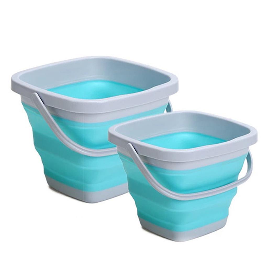 Seau de pêche en silicone pliable Seau de lavage de voiture portable pour l’extérieur