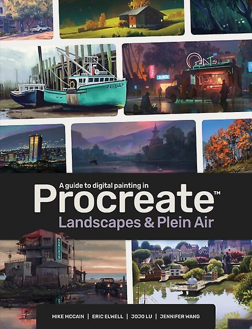 Digital Painting In Procreate Landscapes Plein Air Paperback Book