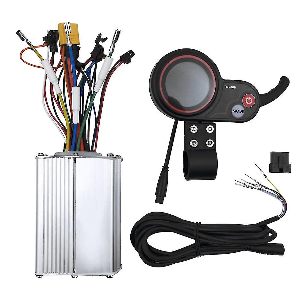 Elektrisk Scooter Aluminiumslegering Motor Børsteløs Controller Med Vandtæt LCD Display Kontrolpanel 48v 20a