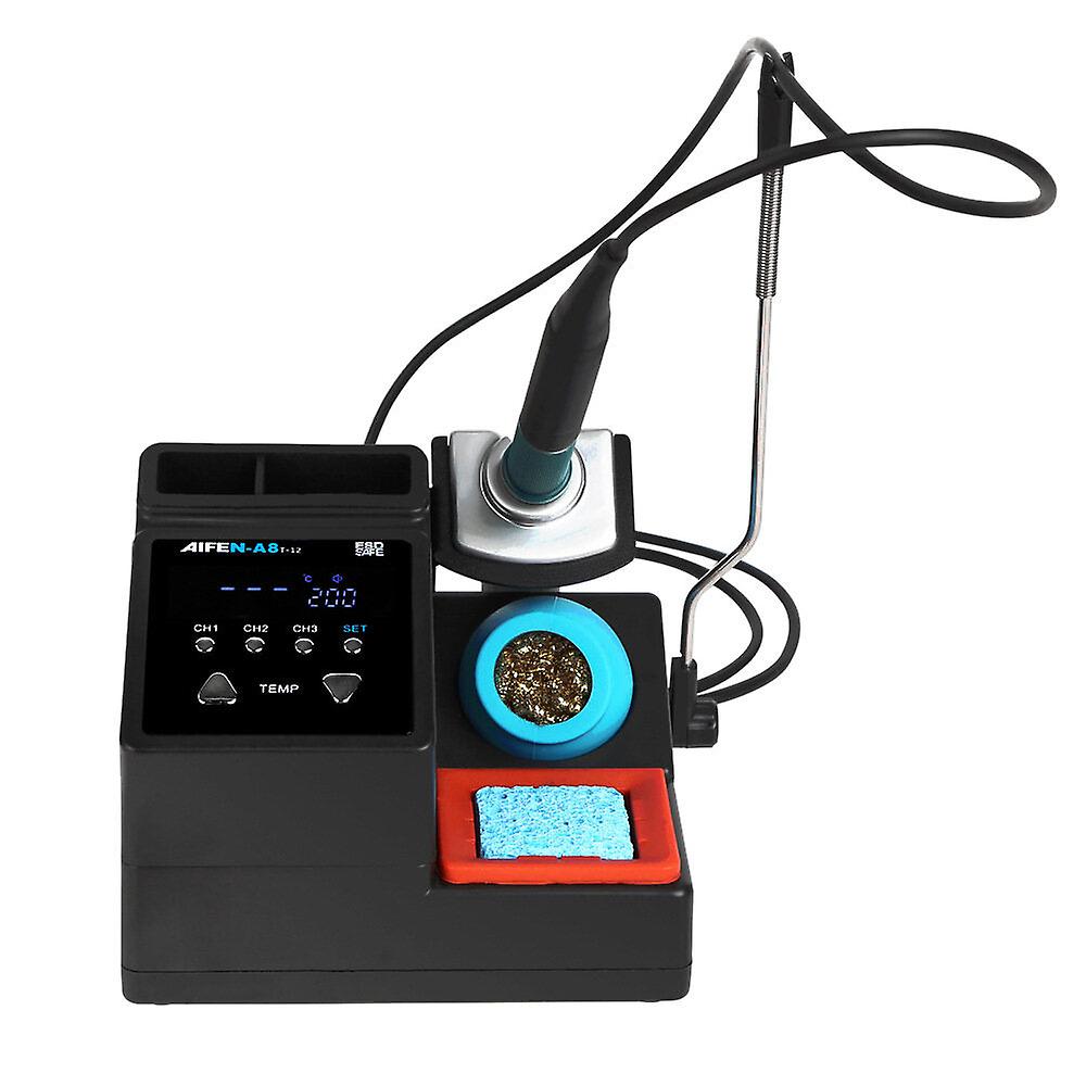 Aifen A8 Soldering Station With Digital Display T12 Handle Intelligent Sleep 1-1.5s Quick Heating For Electronic Repair Welding