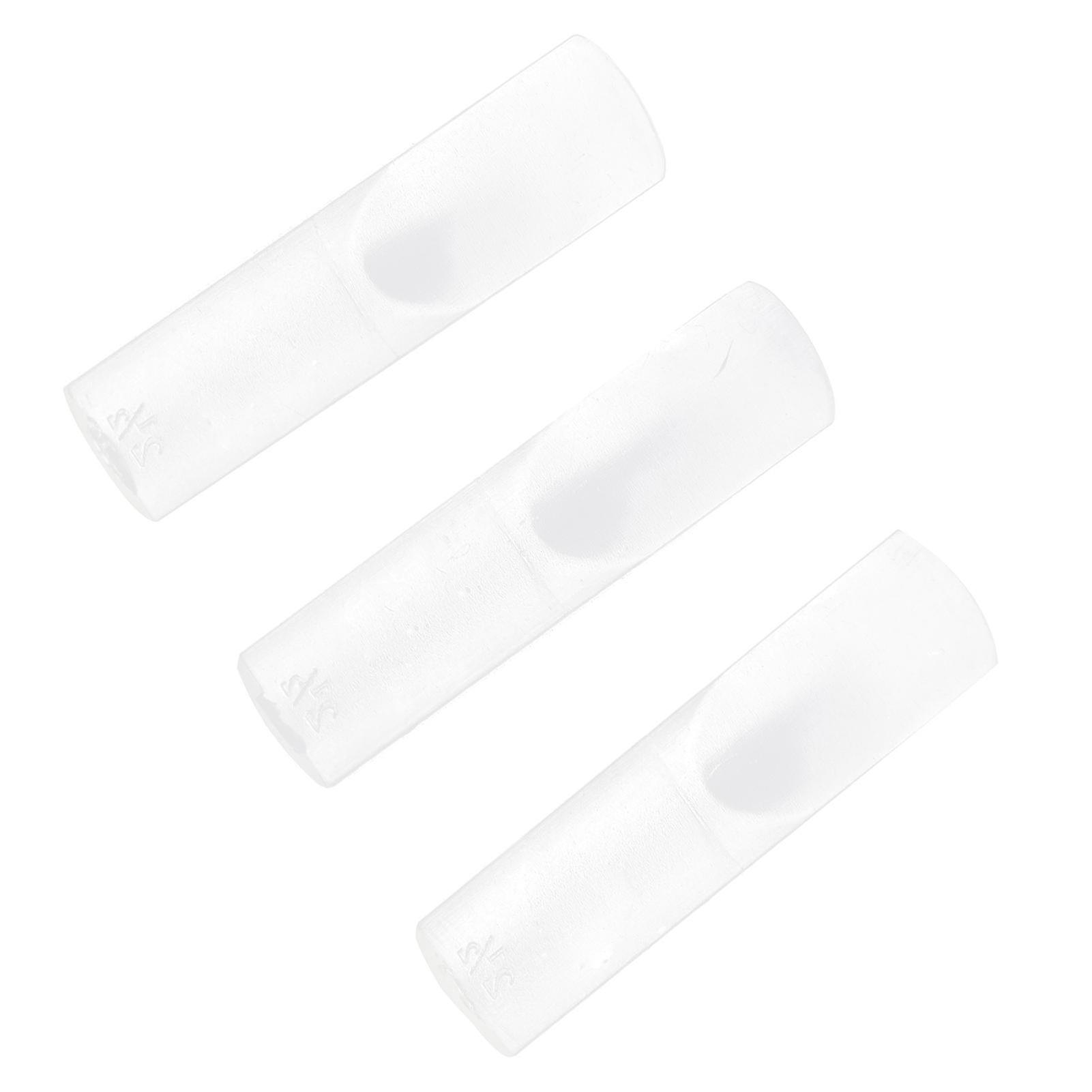 3 Pcs Alto Saxophone Reeds Durable Wear Resistant Advanced Craft Resin Transparent Portable for Clear Sound and Easy Play
