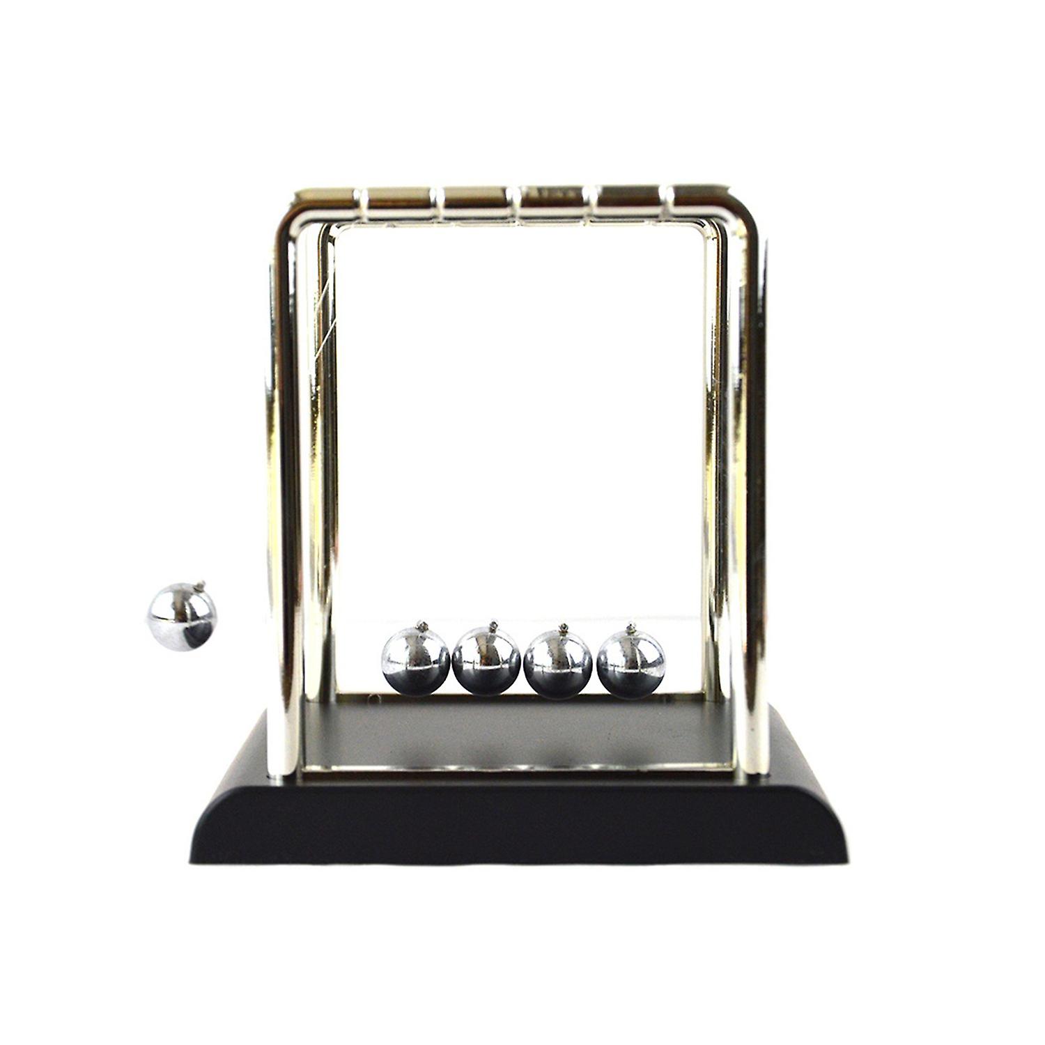 ZHOUBA Experiment Newton Pendulum Classic Metal Experiment Newton Cradle for High School Physics