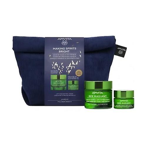 Signs of aging and anti-fatigue pack with Bee Radiant cream 50ml + 15ml
