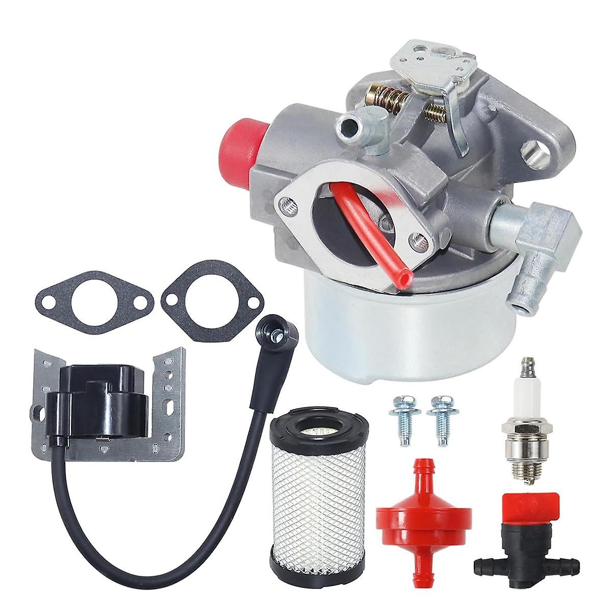 640339 Carburetor with 35066 Air Filter for 4 Cycle Veritical Engines LV148XA, LV156EA, LV156XA, LE