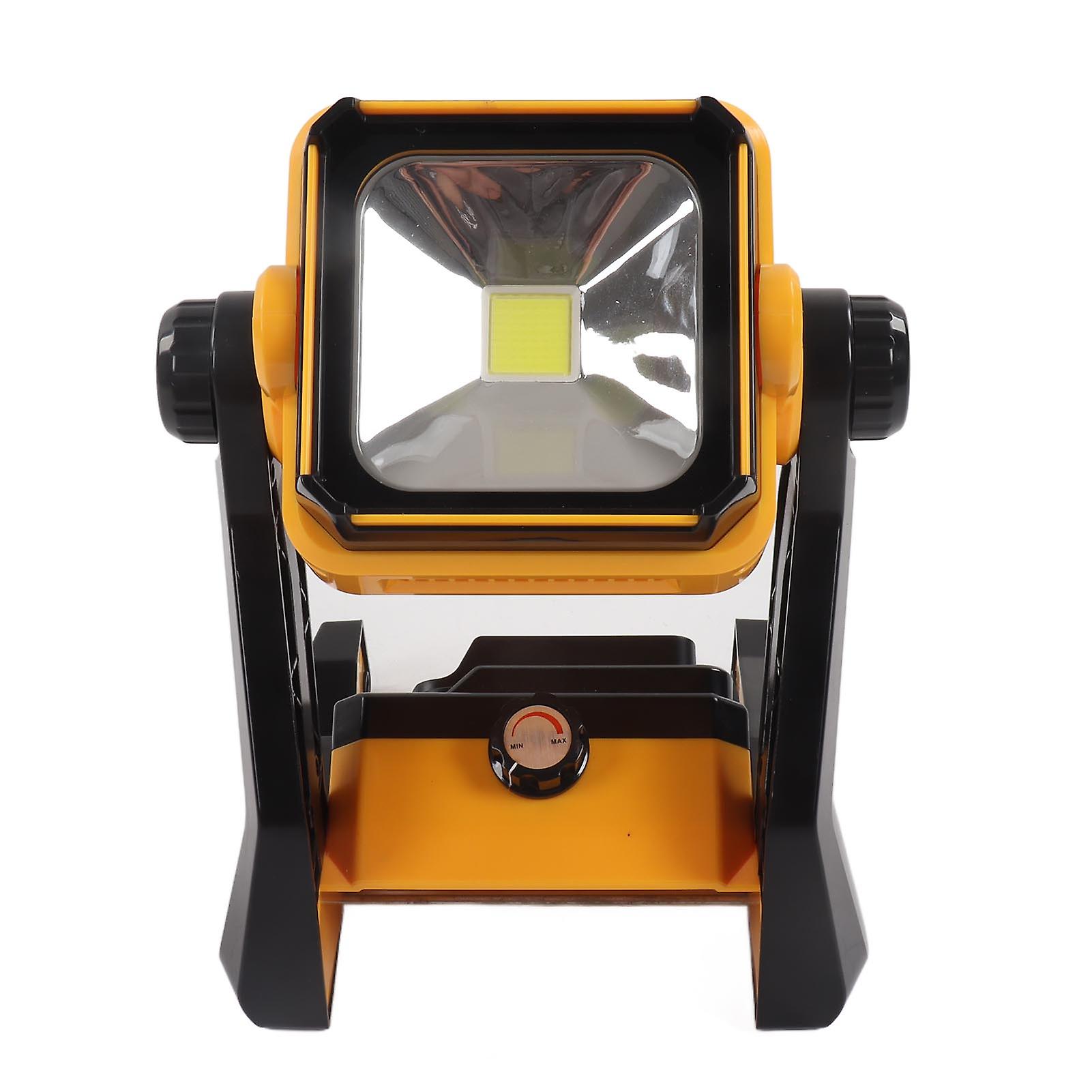 18V Lithium Battery LED Work Light 20W Adjustable Brightness